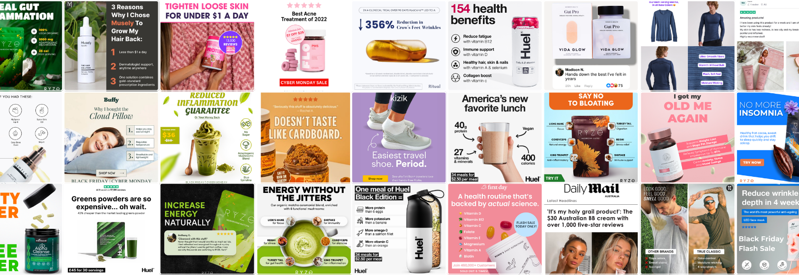 Proven templates preview